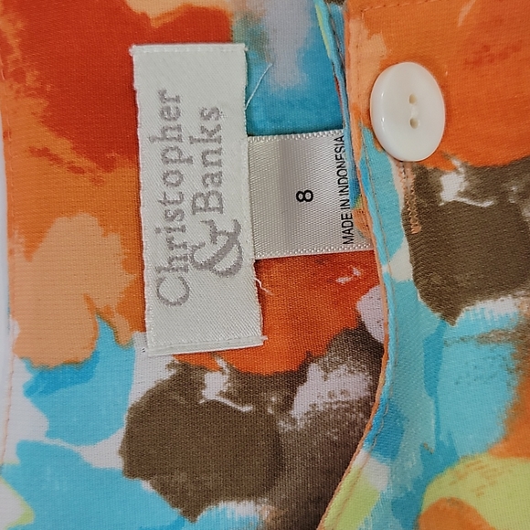 Christopher & Banks Sleeveless Dress SZ 8 - Picture 10 of 12